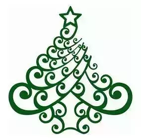 christmas tree ornament 3D print model