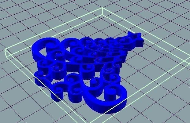 christmas tree ornament 3D print model_1