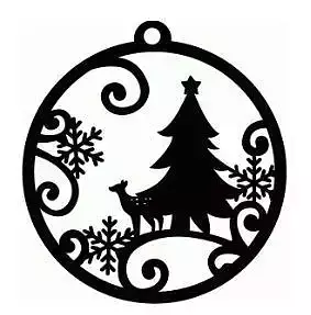 christmas ornament 3D print model