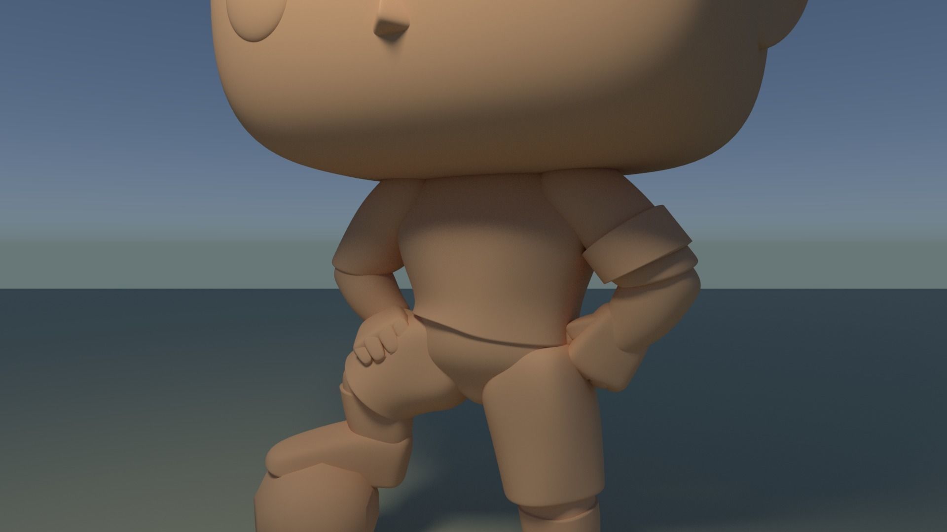 Custom Pop Soccer Player Figure 3D Print DIY Model 3D print model_4