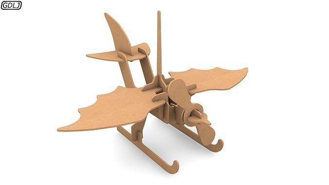 Plane-wood CNC 3D print model