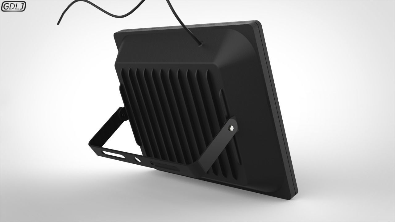 LED FloodLight 3D model_2