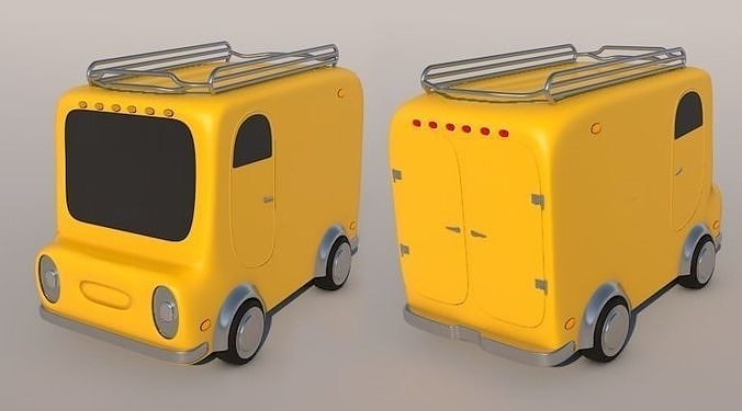 Car animation 3D model