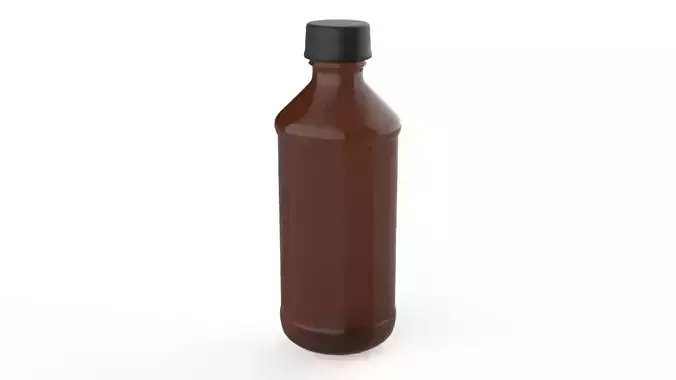 Medicine Bottle Low-poly 3D model