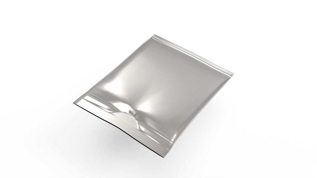 Plastic Bag Low-poly 3D model_6