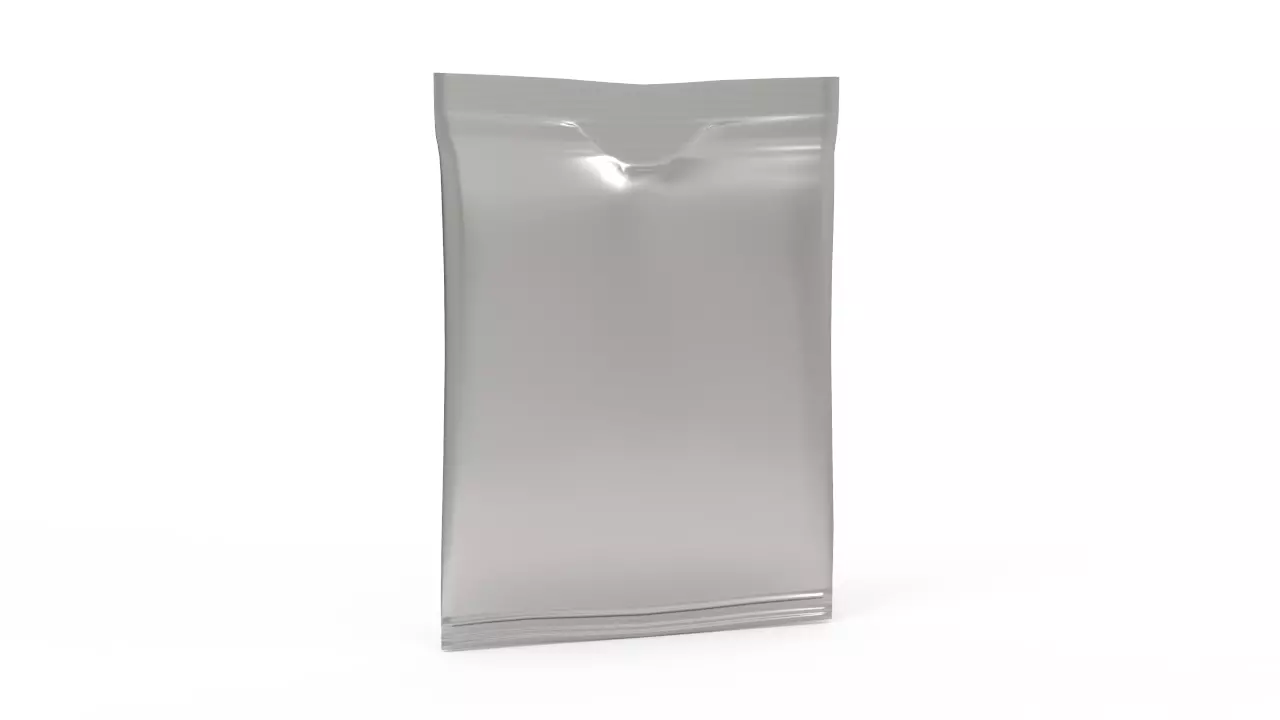 Plastic Bag Low-poly 3D model_0