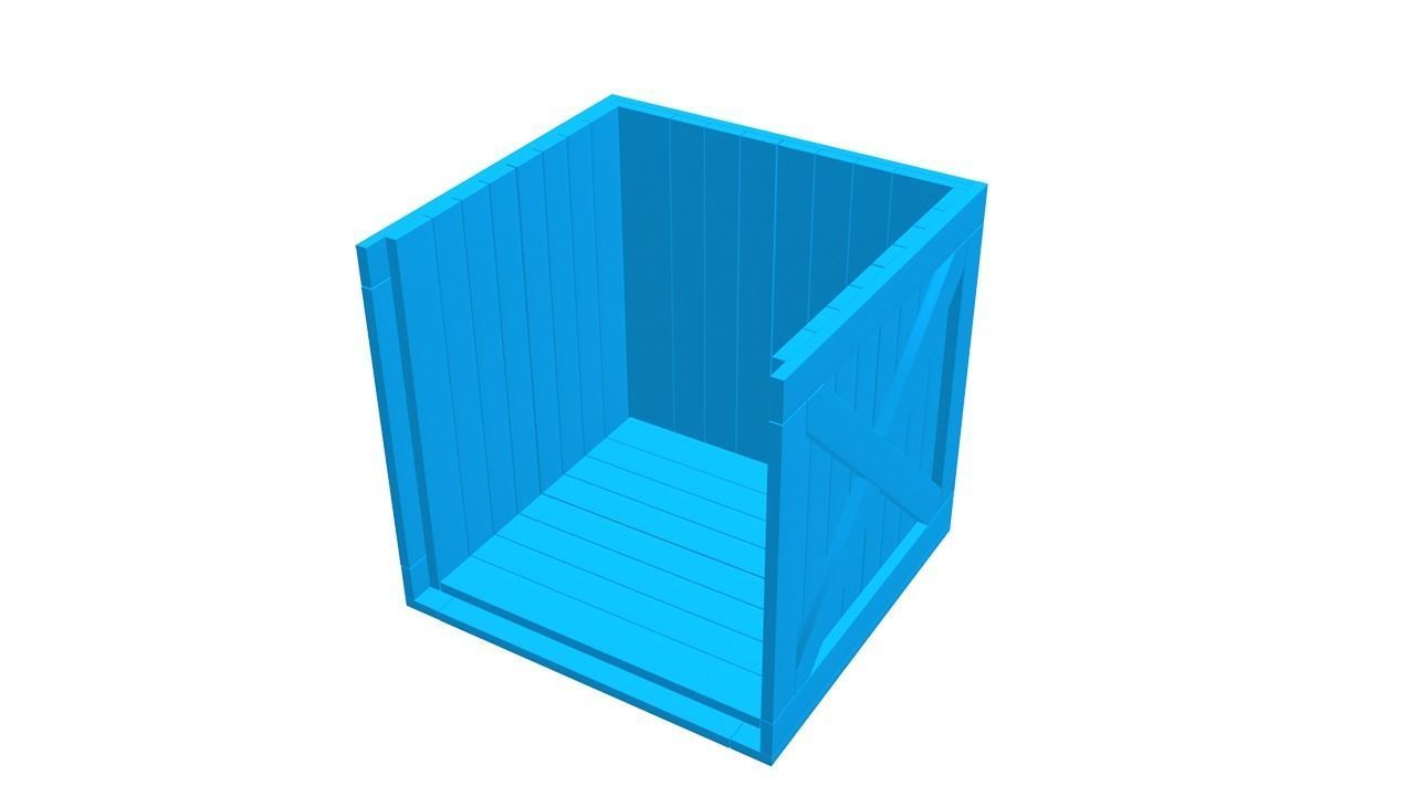 Wood Box 3D print model_4