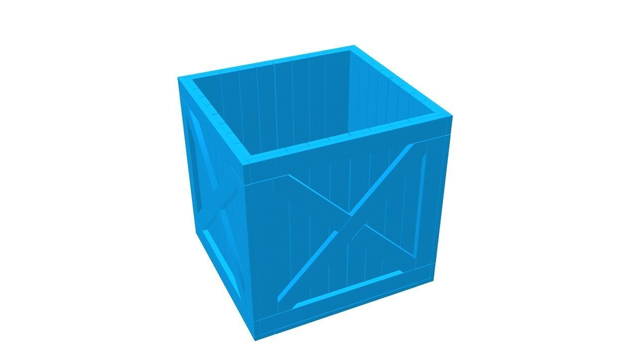 Wood Box 3D print model_3