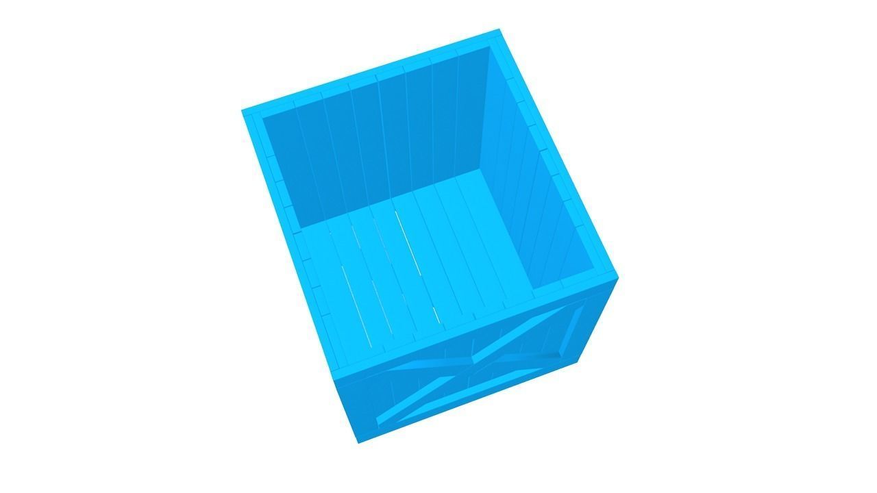Wood Box 3D print model_2