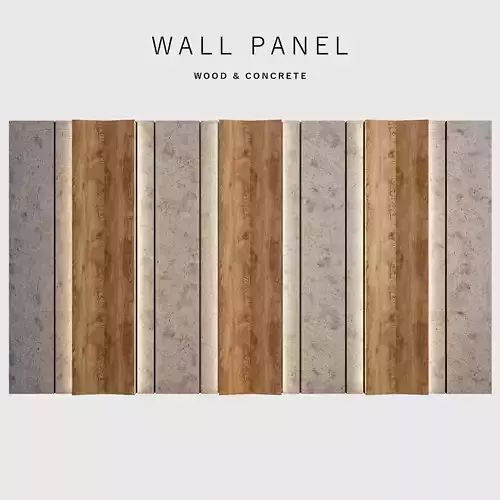 Wall Panel 25 3D model