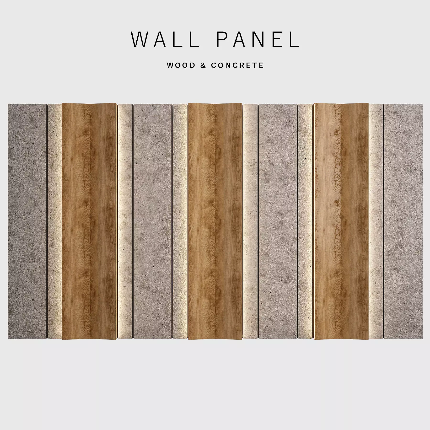 Wall Panel 25 3D model_0