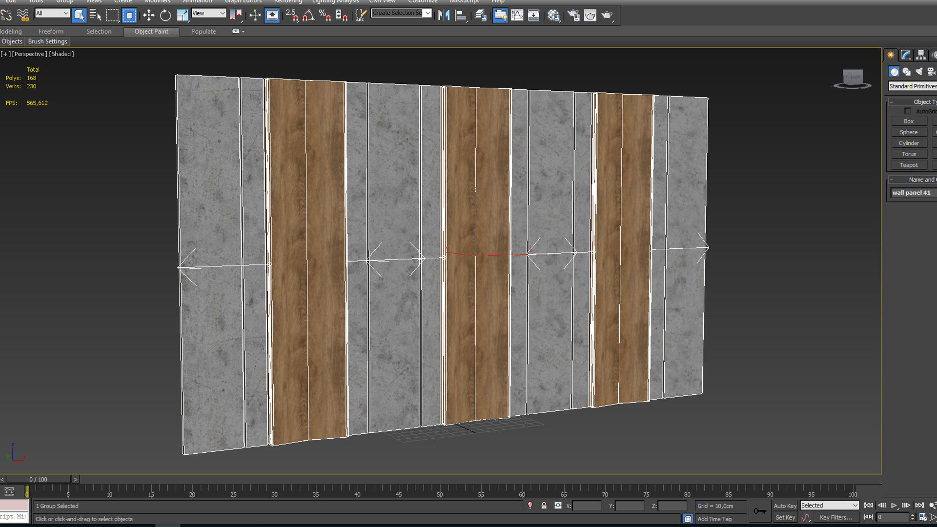 Wall Panel 25 3D model_5
