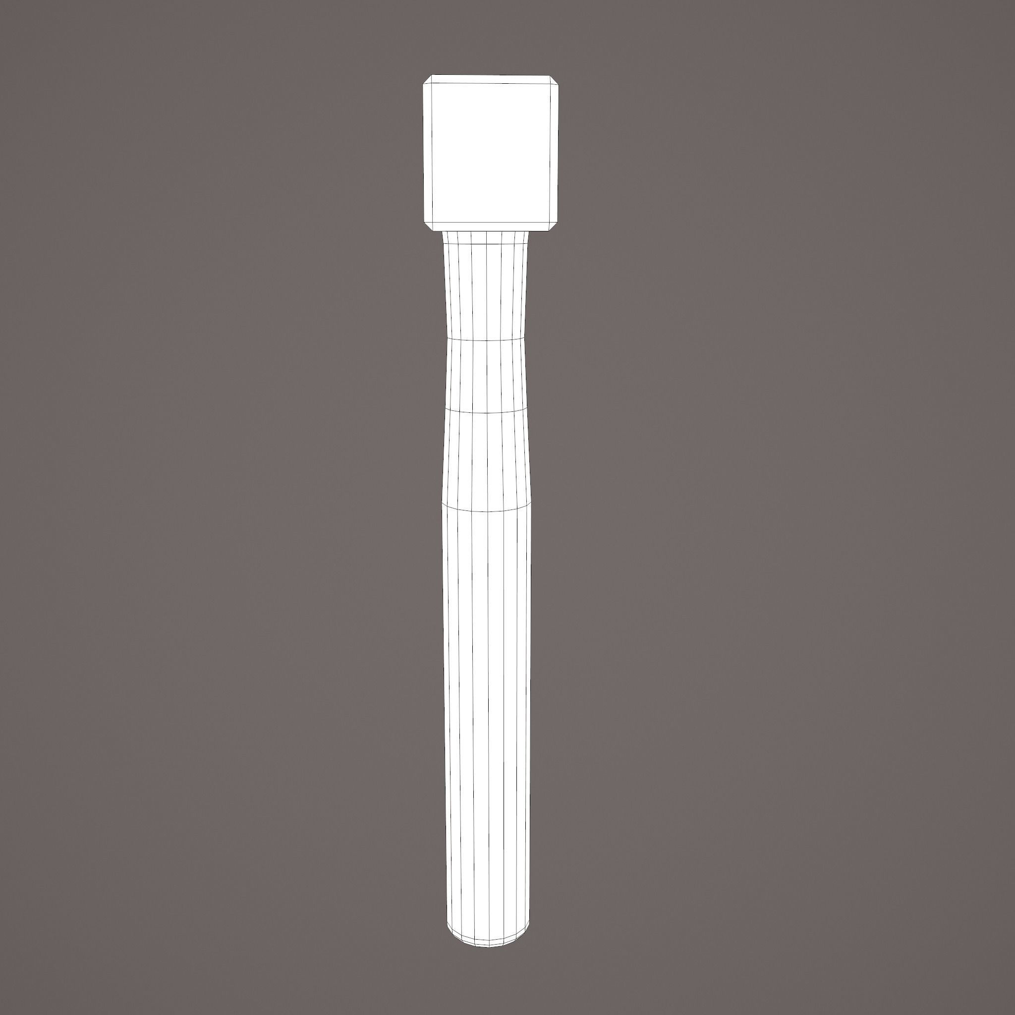Medieval Hammer  Free low-poly 3D model_28