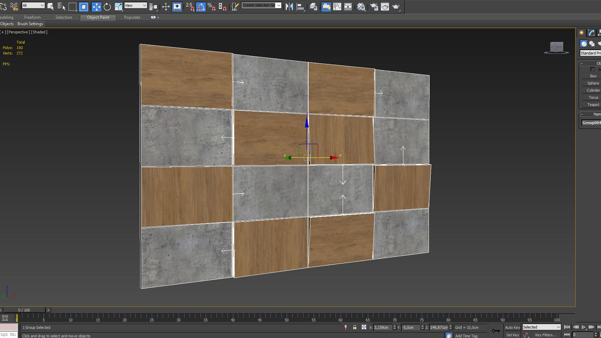 Wall Panel 28 3D model_3