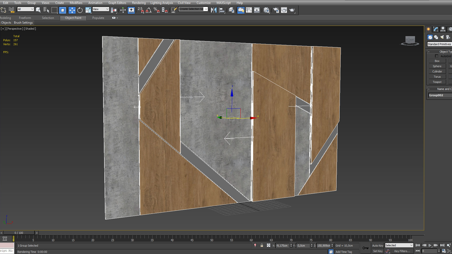 Wall Panel 29 3D model_3