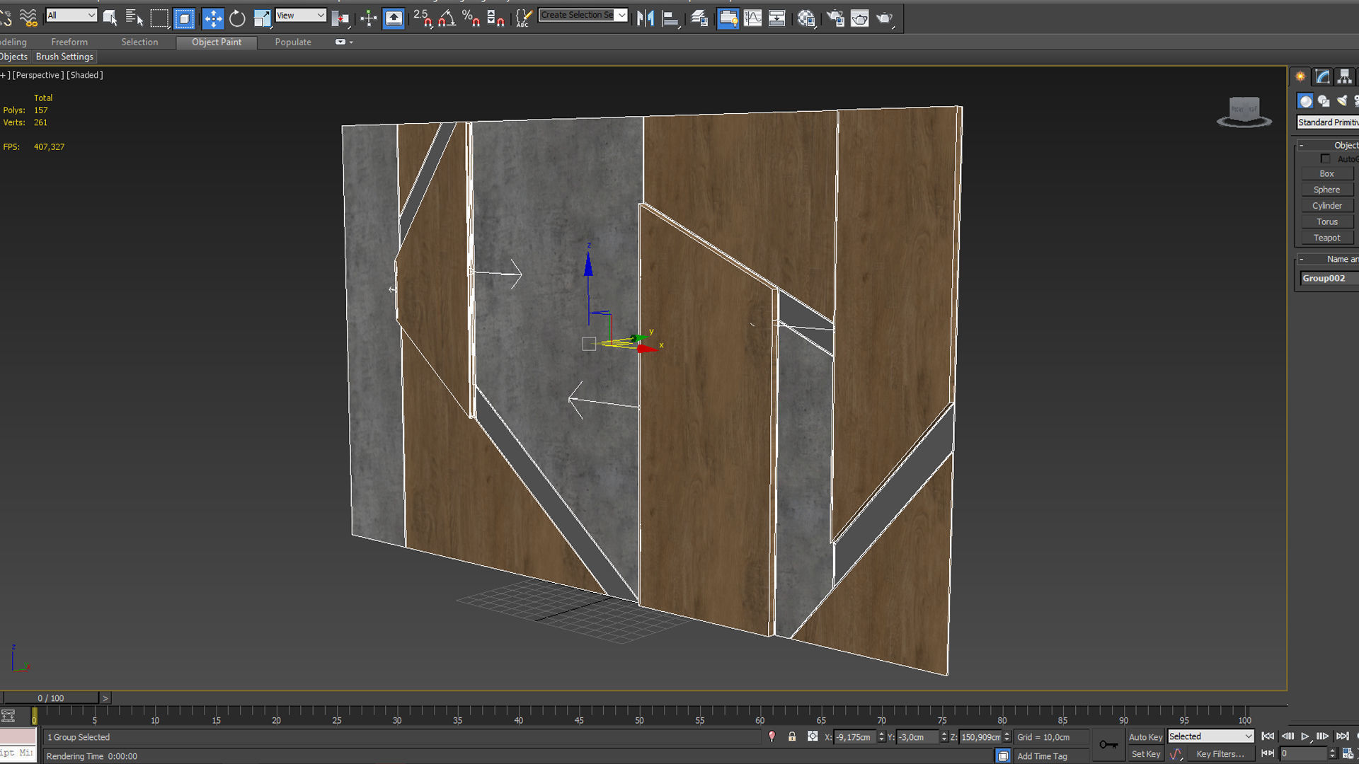 Wall Panel 29 3D model_4