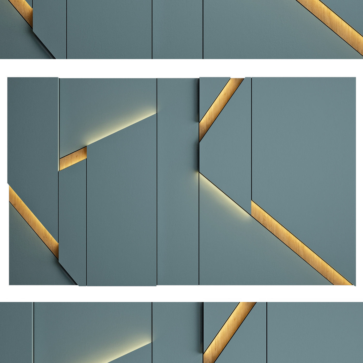 Wall Panel 30 3D model_1