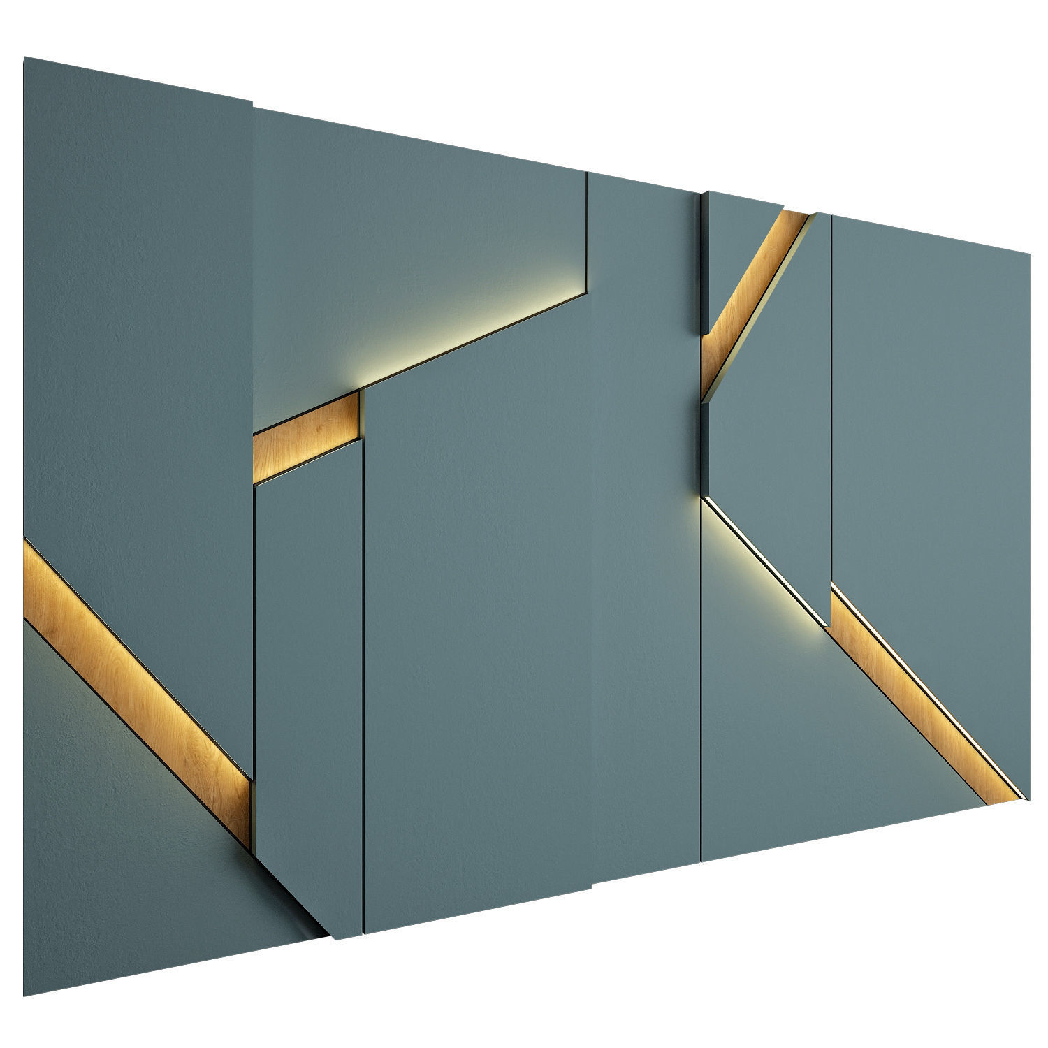 Wall Panel 30 3D model_2