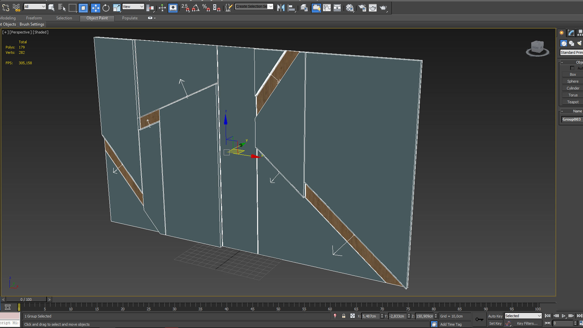 Wall Panel 30 3D model_7