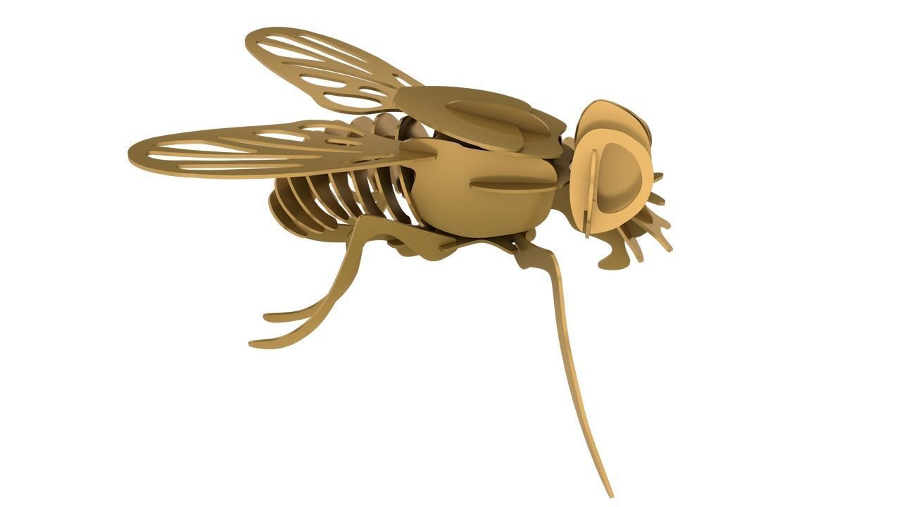 FLY MOSCA 3D print model_2