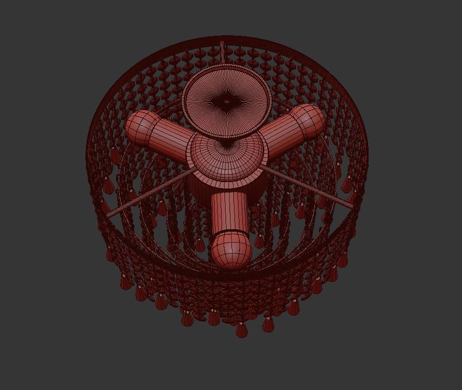 Chandelier Prima E 1 3 30 600 G 3D model_5