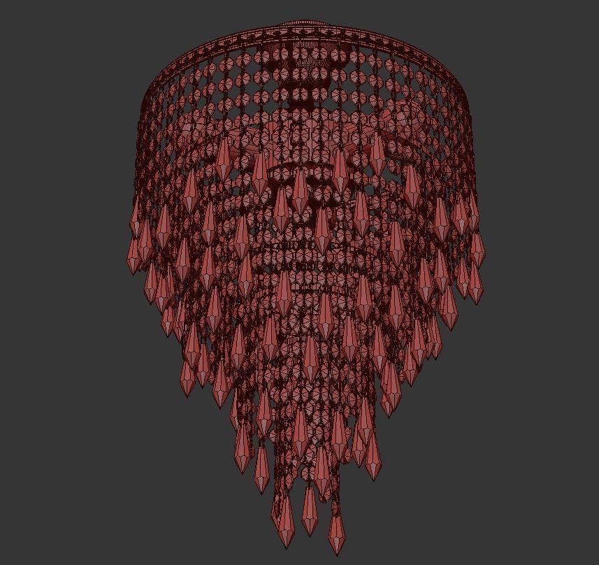 Chandelier Prima E 1 3 30 600 G 3D model_4