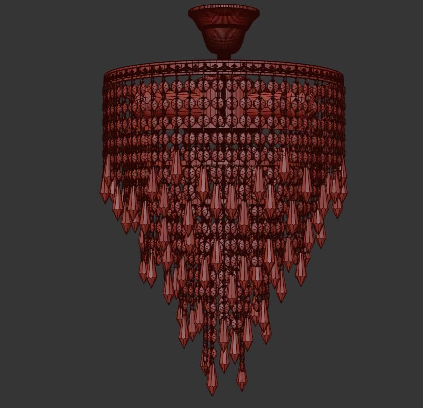 Chandelier Prima E 1 3 30 600 G 3D model_2