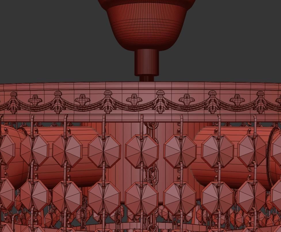 Chandelier Prima E 1 3 30 600 G 3D model_3