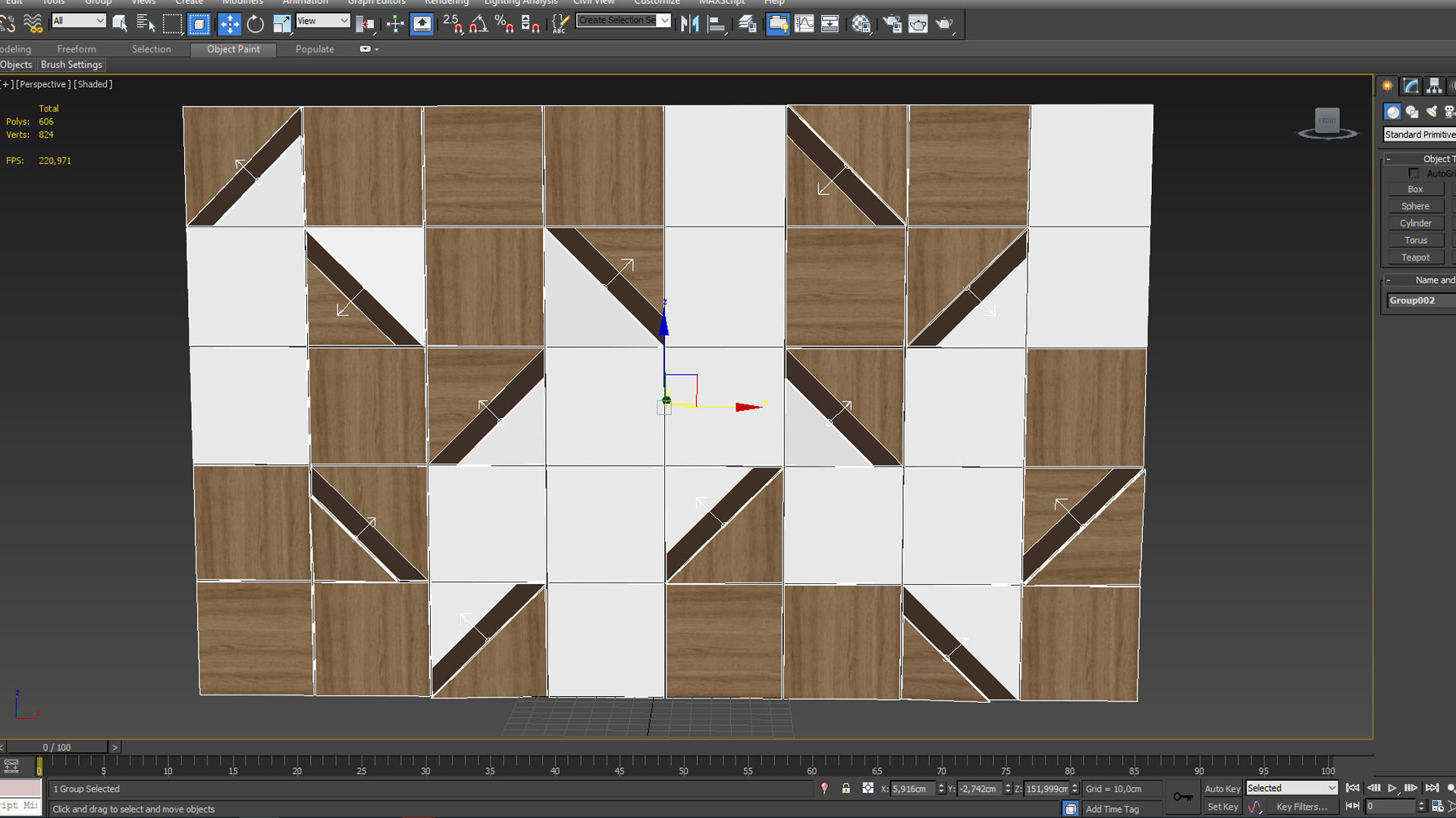 Wall Panel 32 3D model_5