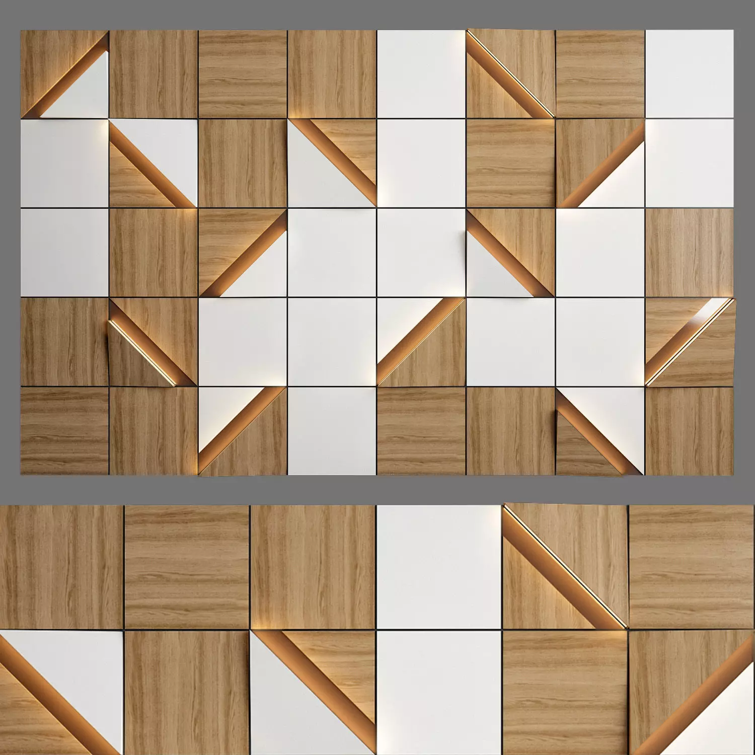 Wall Panel 32 3D model_0