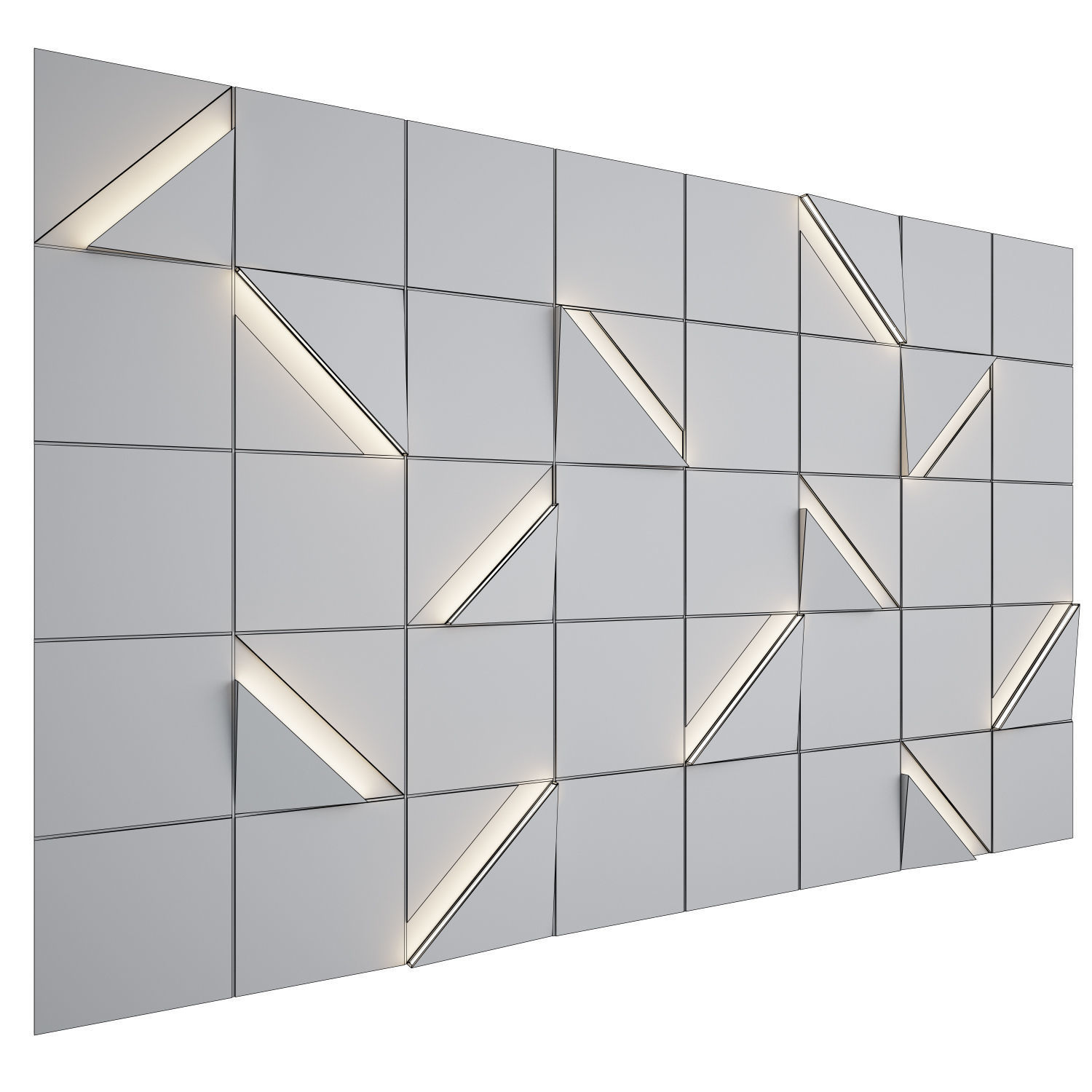 Wall Panel 32 3D model_2