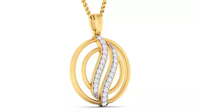 Women pendant earrings set 3dm mgx render detail 