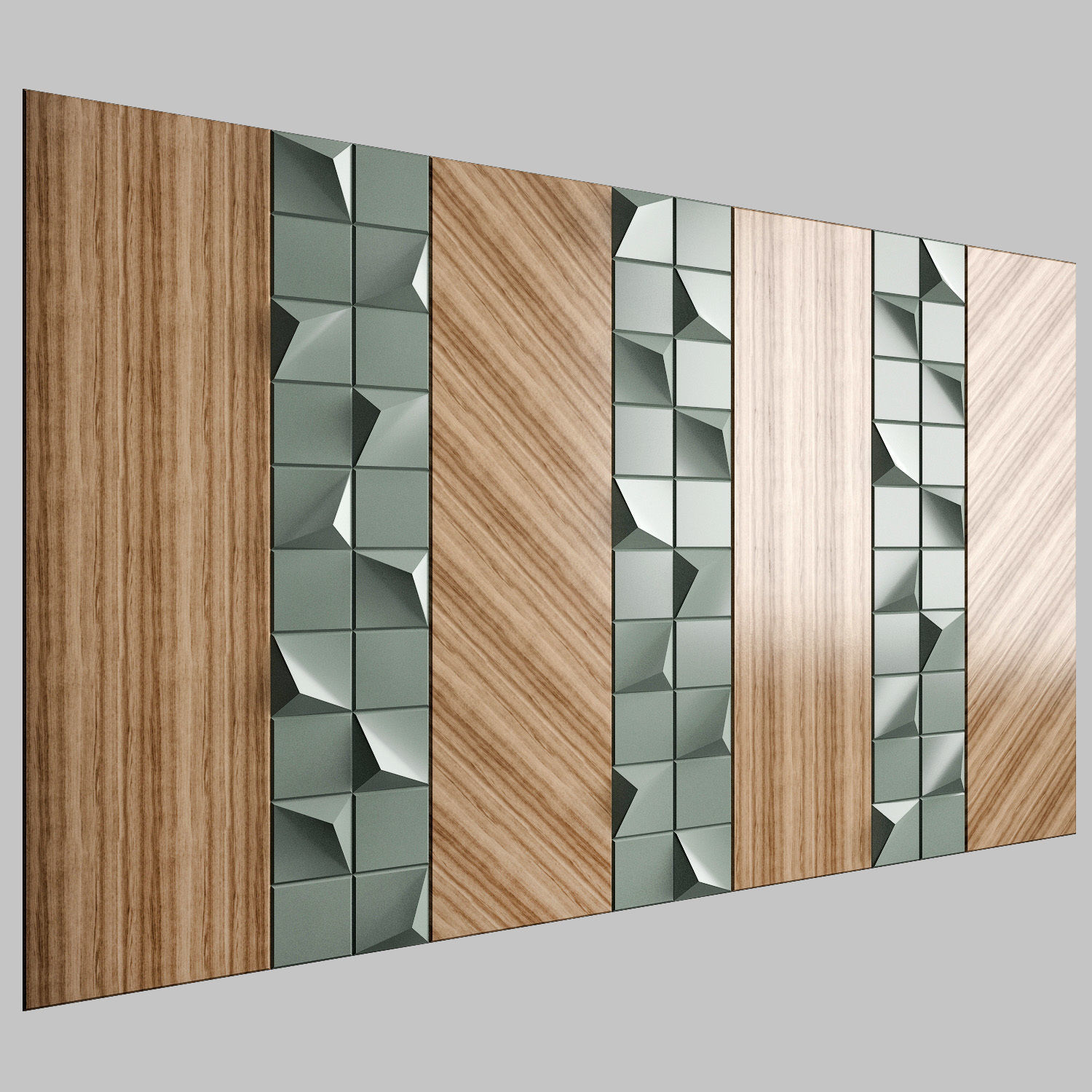 Wall Panel 33 3D model_1