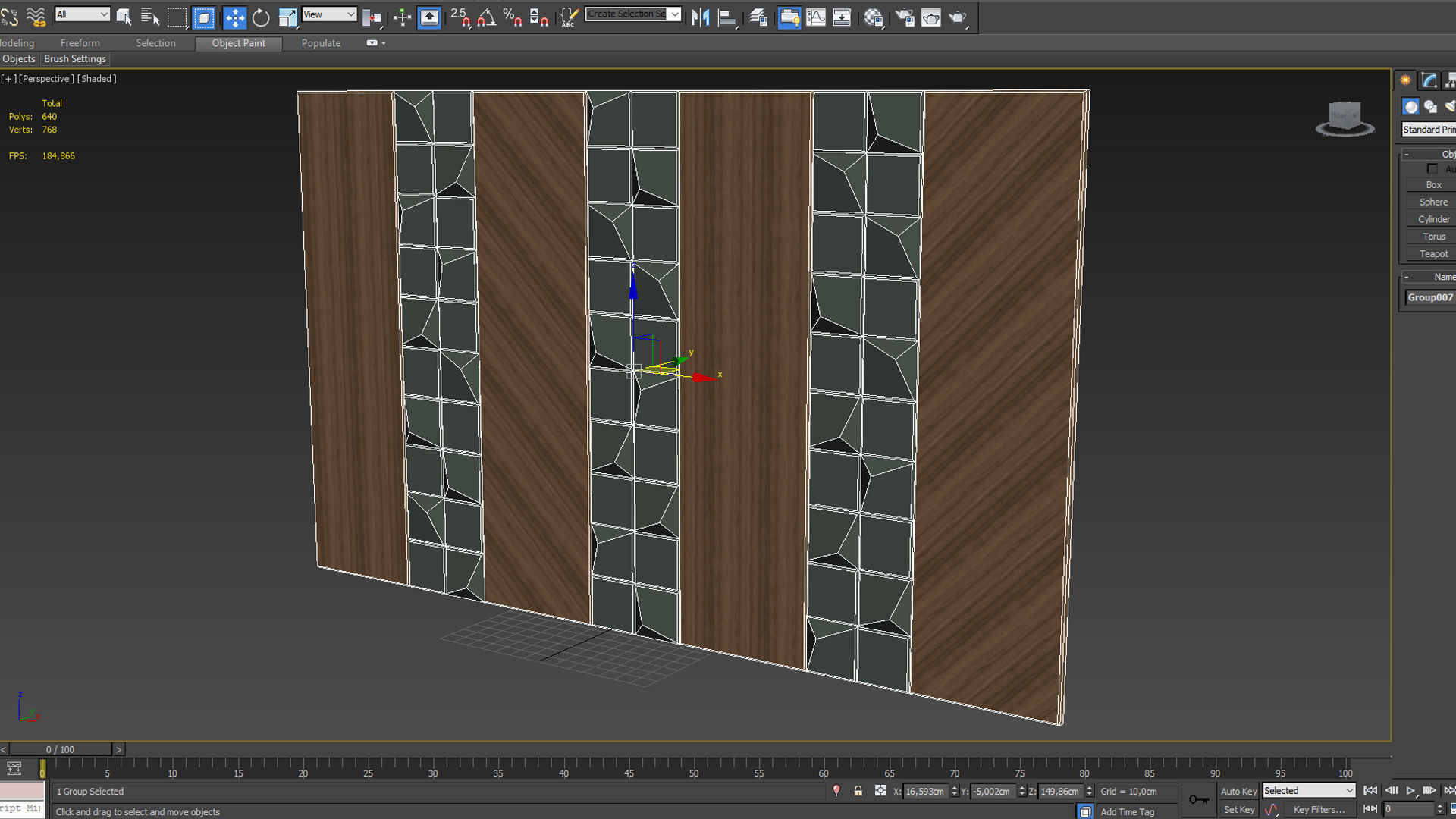 Wall Panel 33 3D model_3