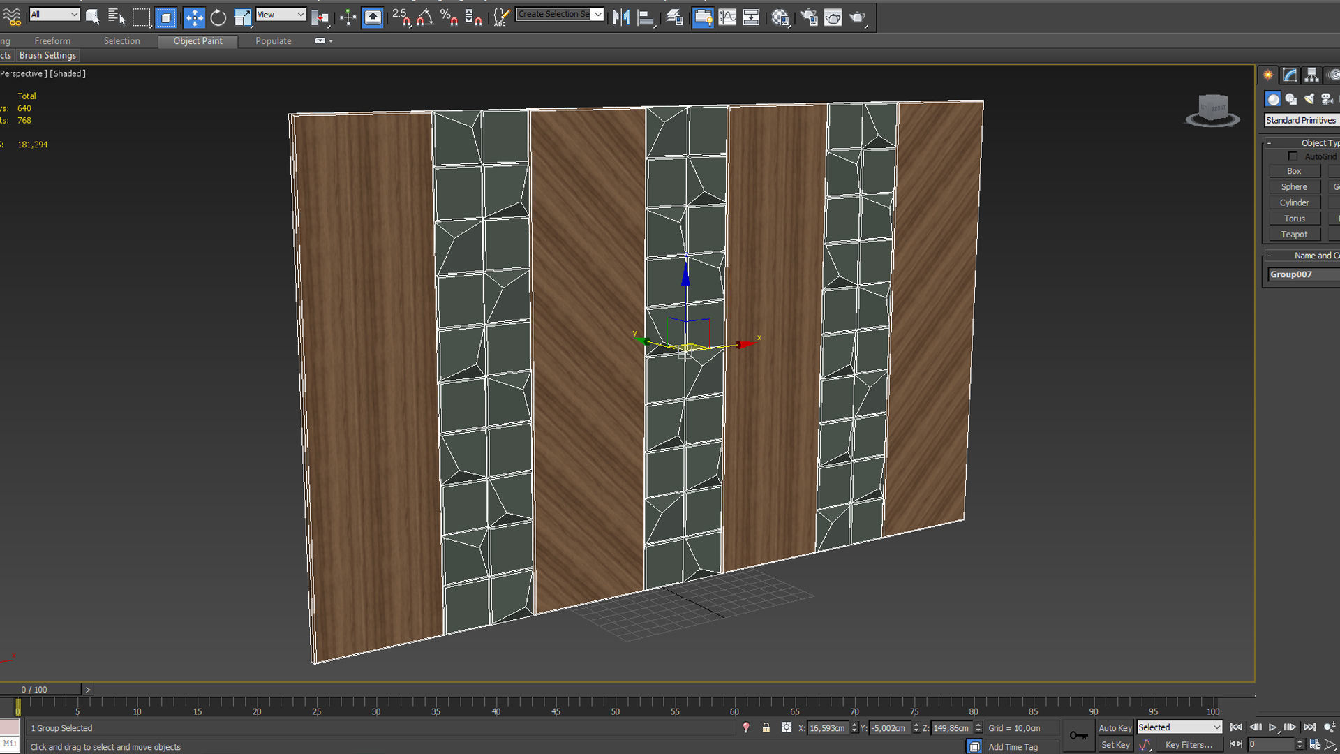 Wall Panel 33 3D model_4