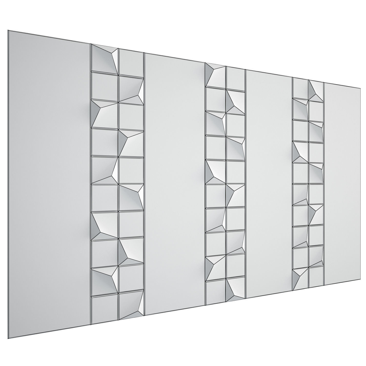 Wall Panel 33 3D model_2