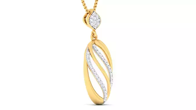 Women pendant earrings set 3dm mgx render detail 