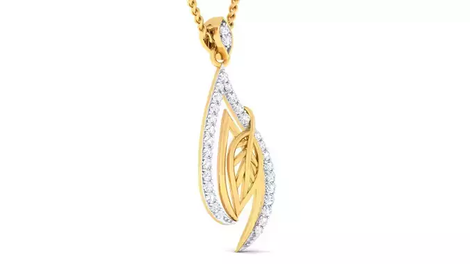 Women pendant earrings set 3dm mgx render detail 