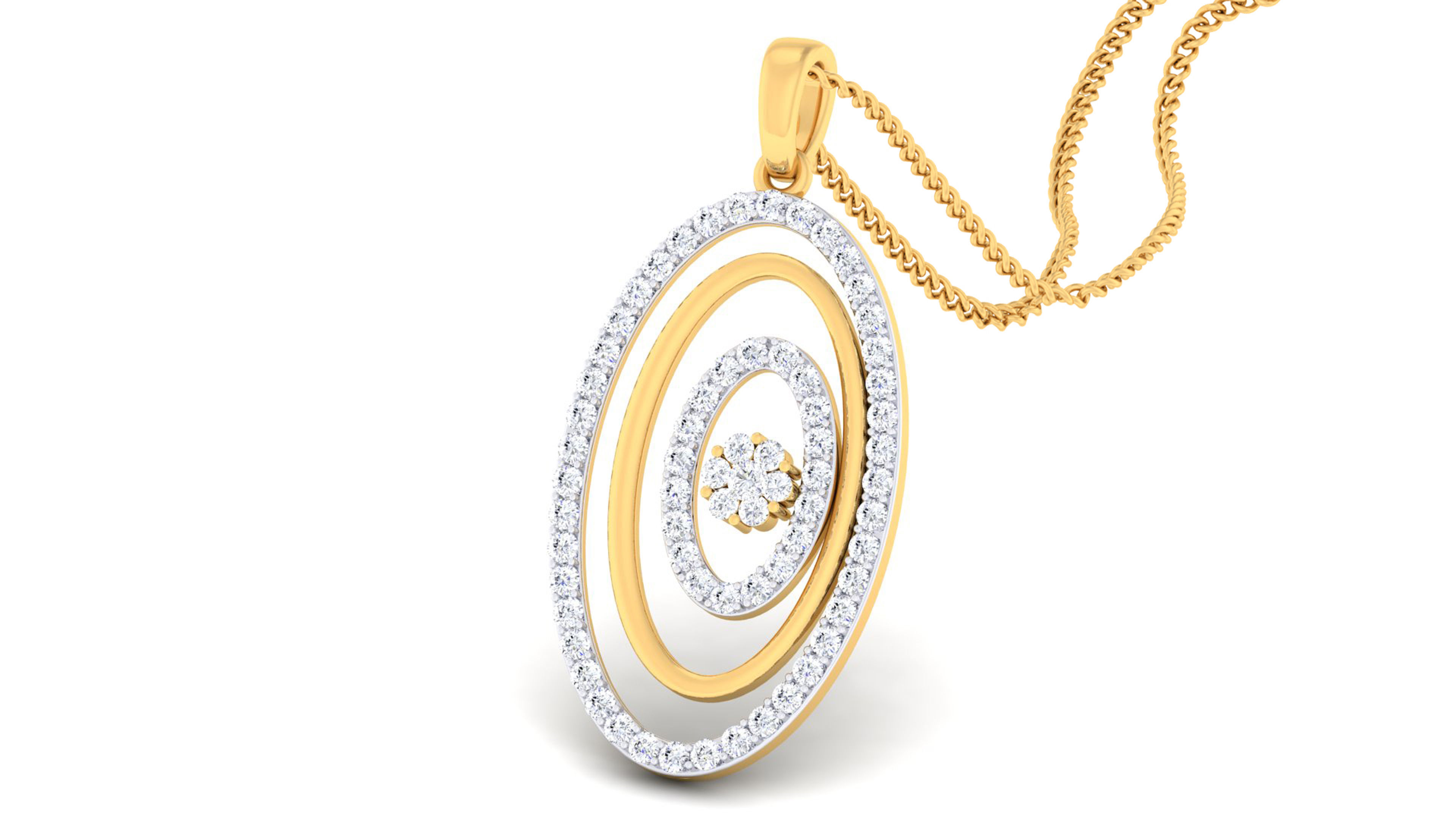 Women light weight pendant earrings 3dm stl render detail  3D print model_6