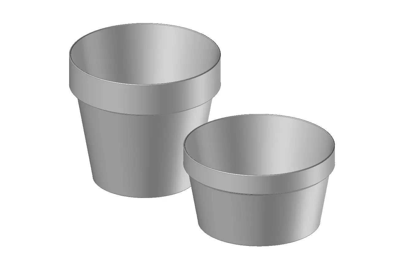 Classic Plant Pots 3D print model