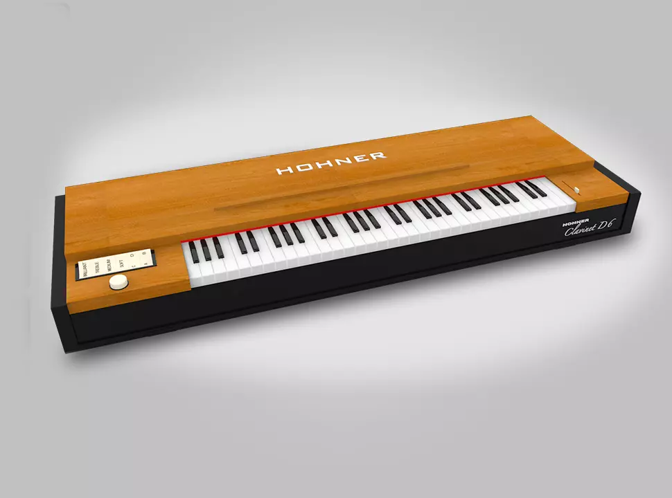 Hohner Clavinet D6 Low-poly 3D model_0