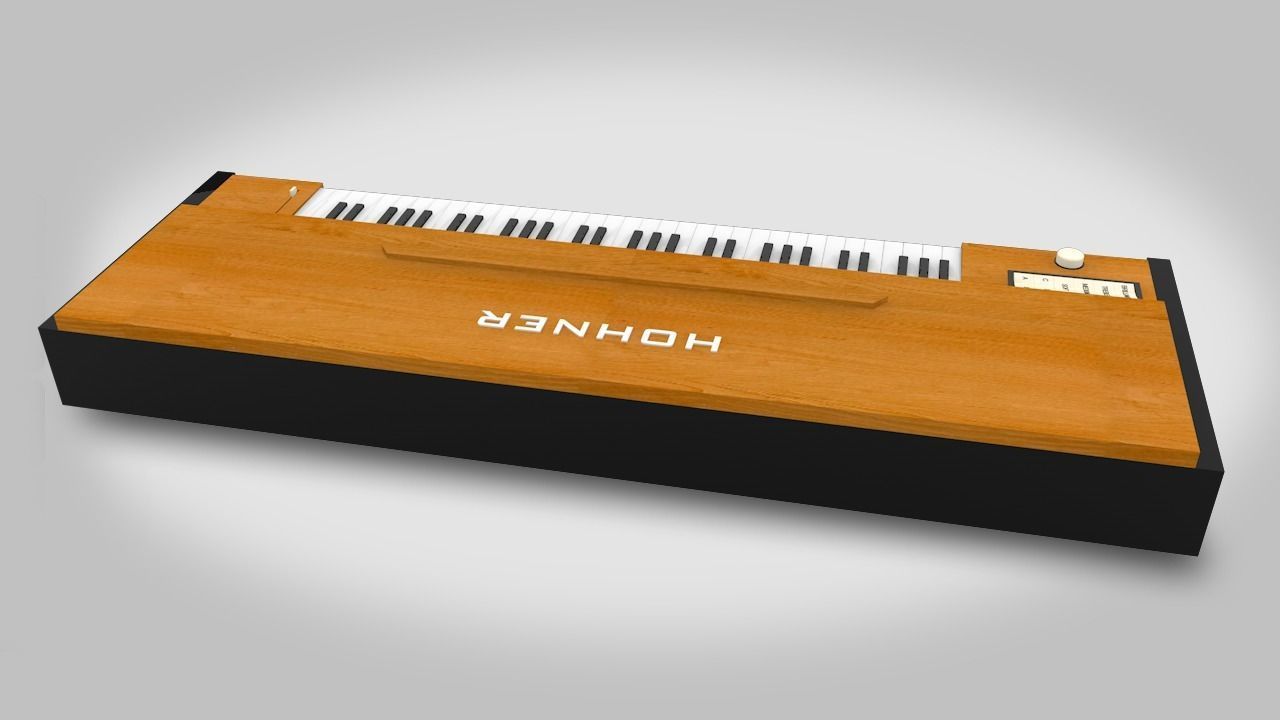 Hohner Clavinet D6 Low-poly 3D model_6