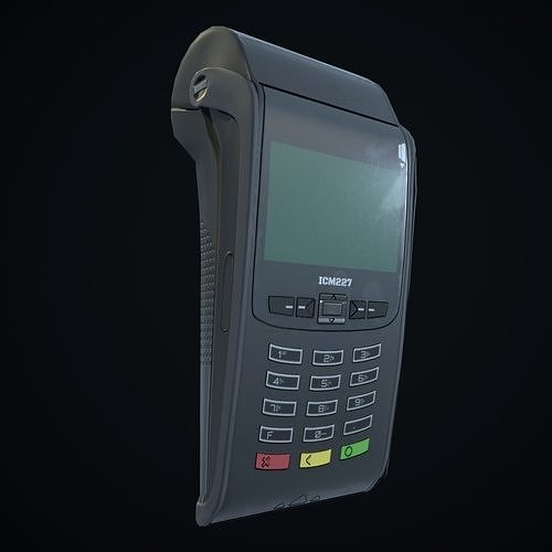 POS terminal-Low poly Low-poly 3D model