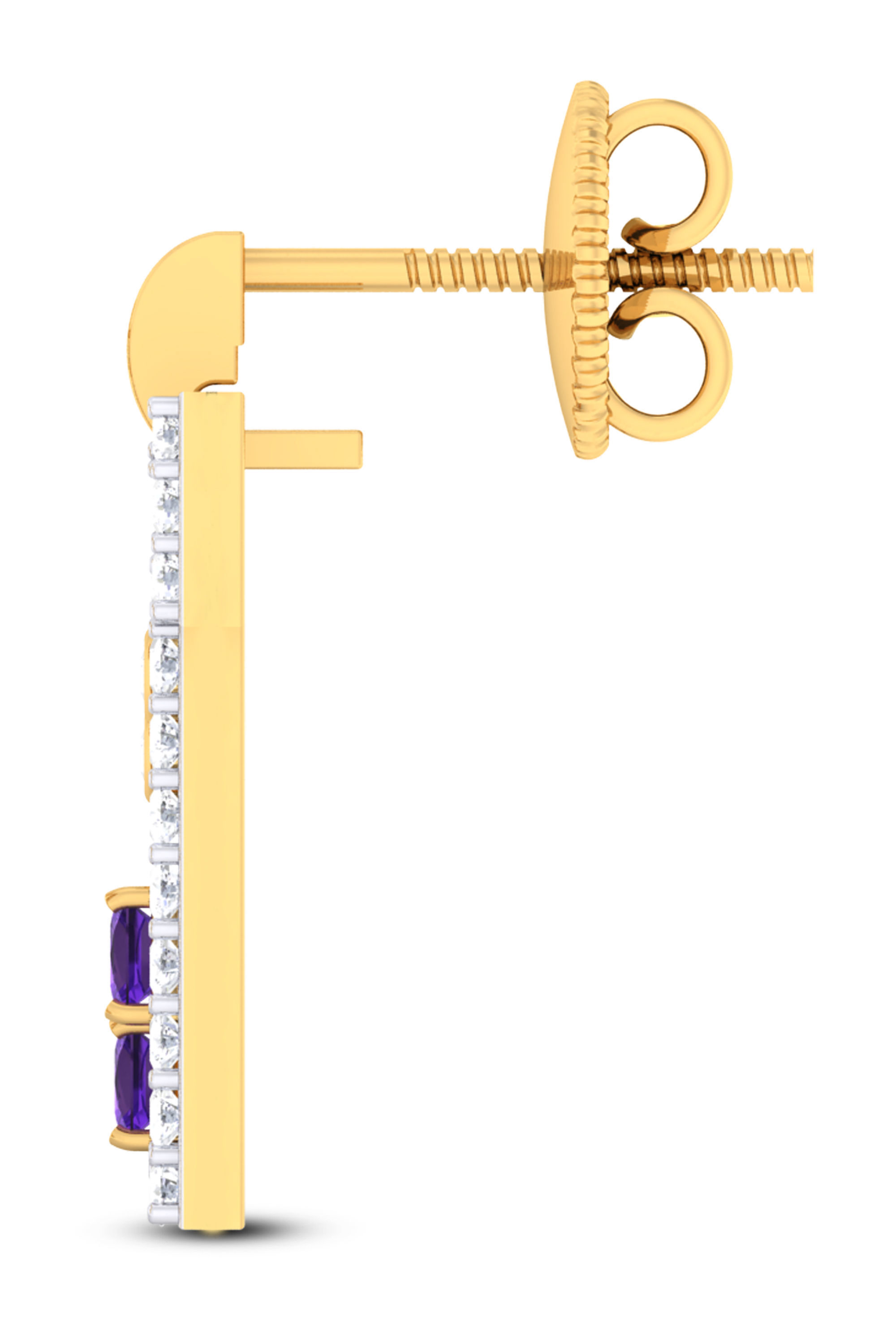 Women pendant earrings set 3dm mgx render detail  3D print model_3