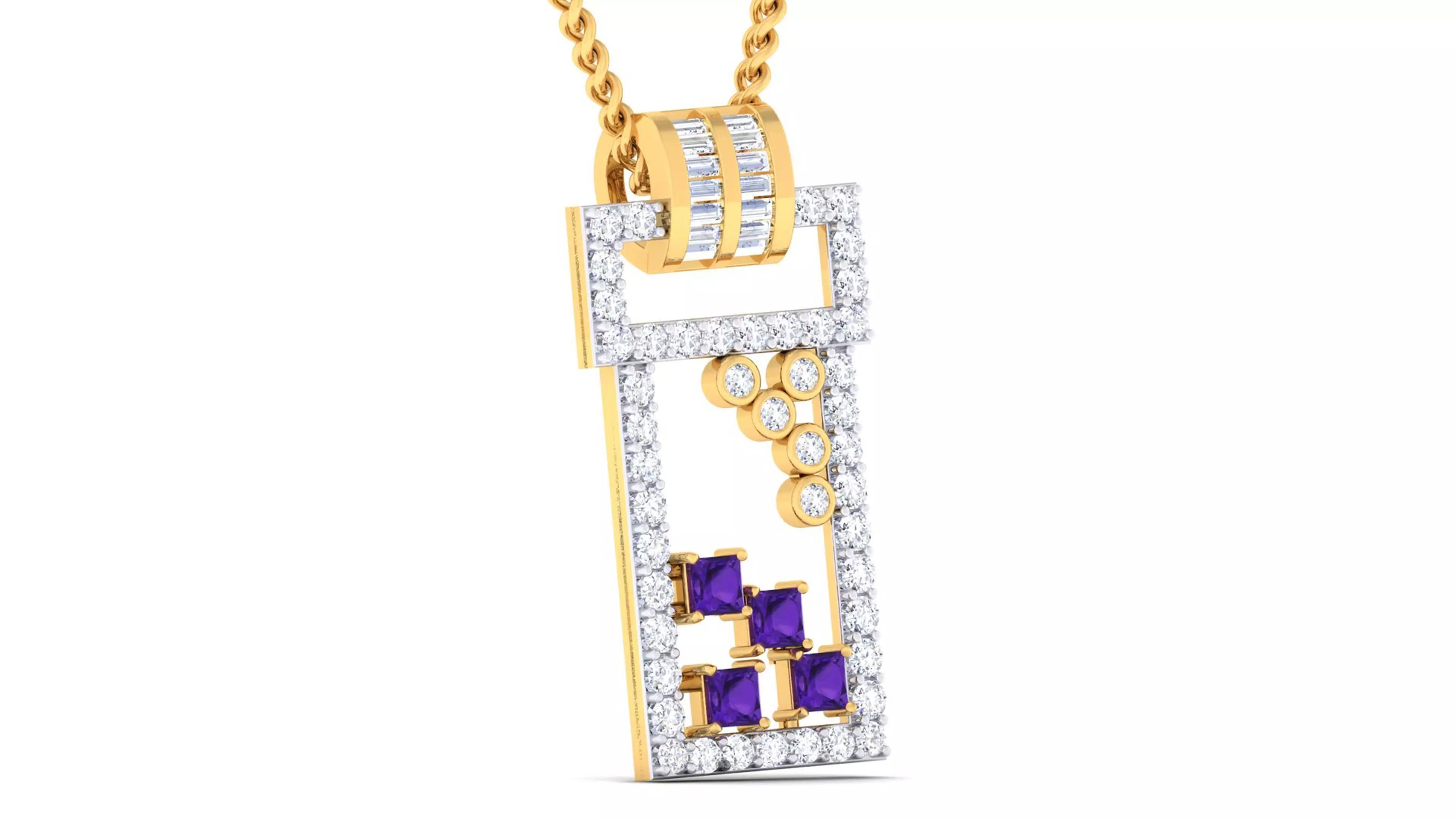 Women pendant earrings set 3dm mgx render detail  3D print model_0