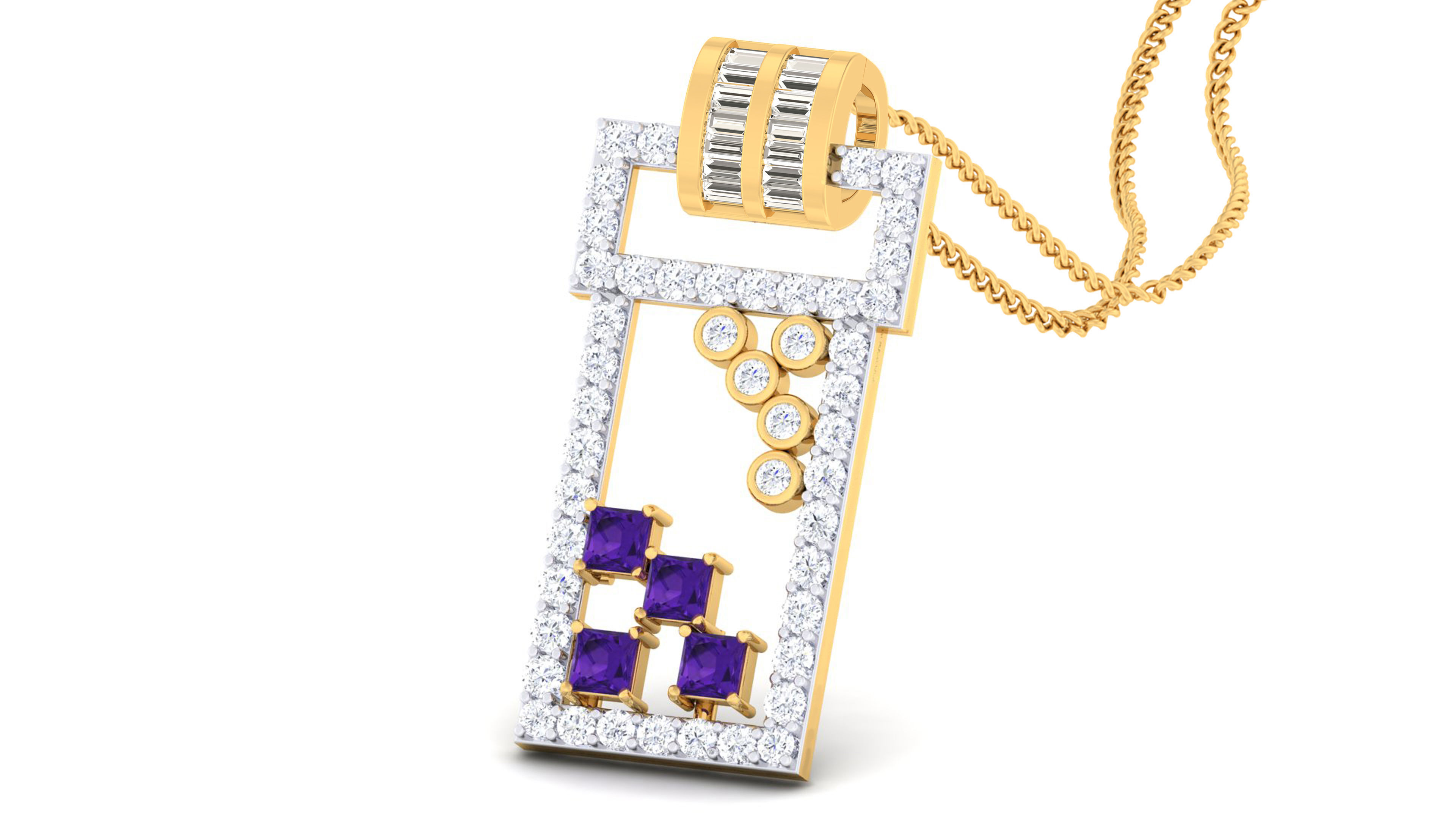 Women pendant earrings set 3dm mgx render detail  3D print model_6