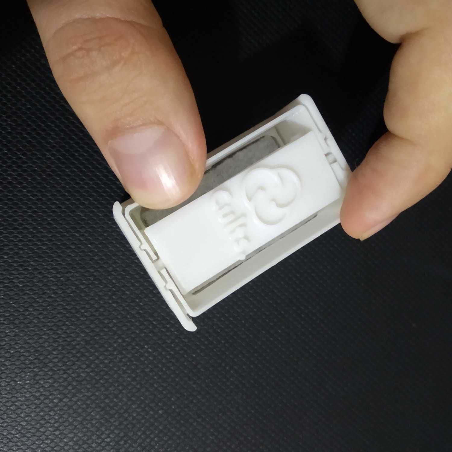 Fully 3D Printed Mechanical Self Ink Stamp 3D print model_5