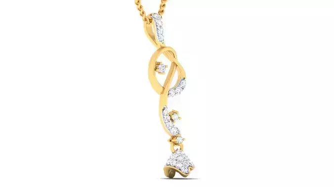 Women pendant earrings set 3dm mgx render detail 