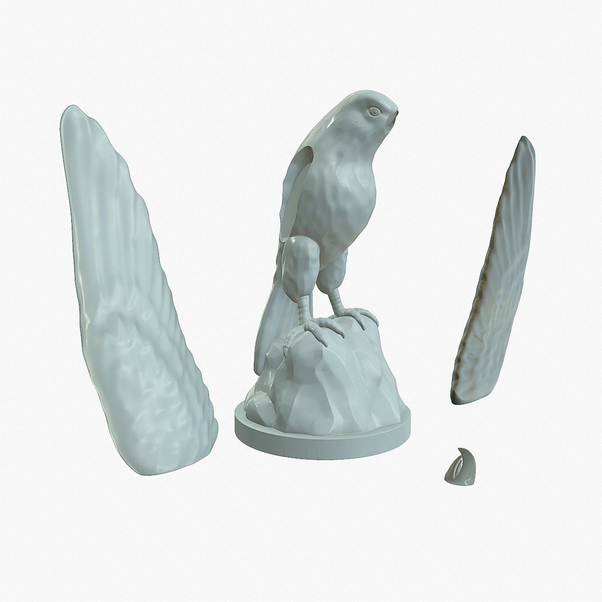 Eagle for 3D print 3D model_9