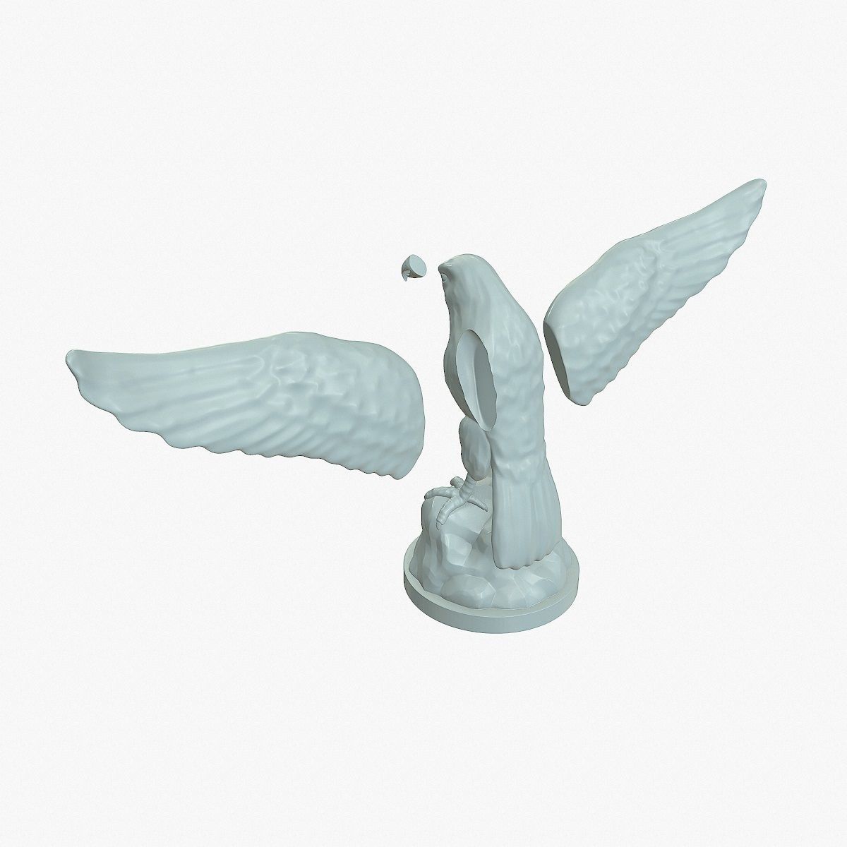 Eagle for 3D print 3D model_7